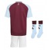 Dětský fotbalový dres Aston Villa 2024-25 Domácí Krátký Rukáv (+ trenýrky)